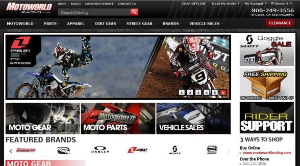 Visit MotoWorld  - San Diego Web Design Solutions - Website Project