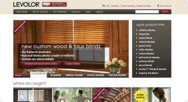 Visit Levolor - San Diego Web Design Solutions - Website Project