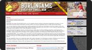 Web Design Project - Burlingame Softball