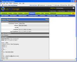 Capture and Answer Customer Inquiries