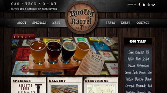 Web Design Project - Knotty Barrel